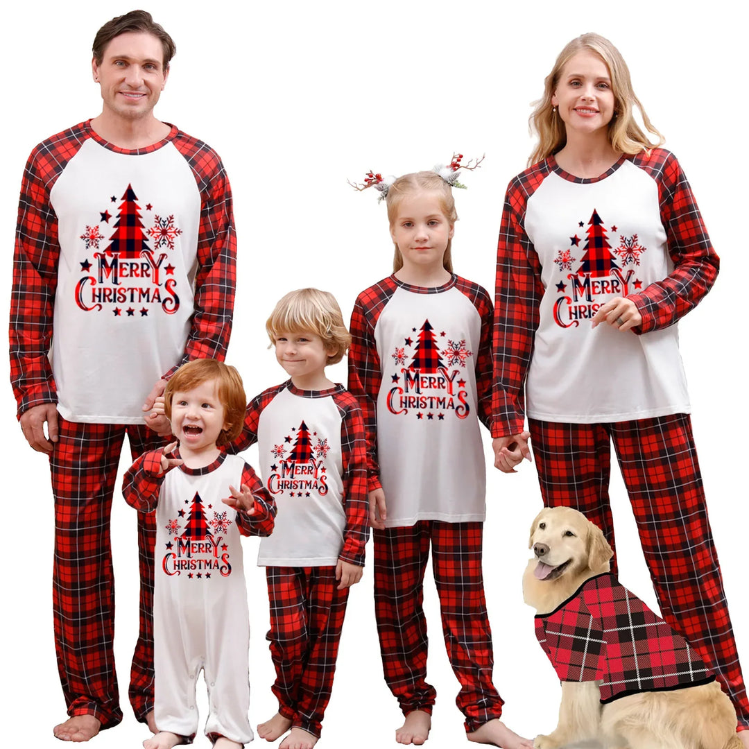 Family Matching Printed Pajamas Set | Christmas