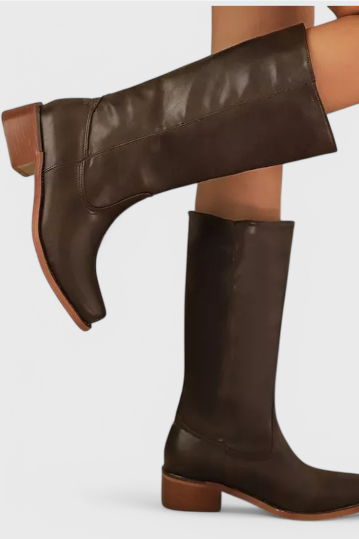 Women's Slip-On Knee High Boots | Heel