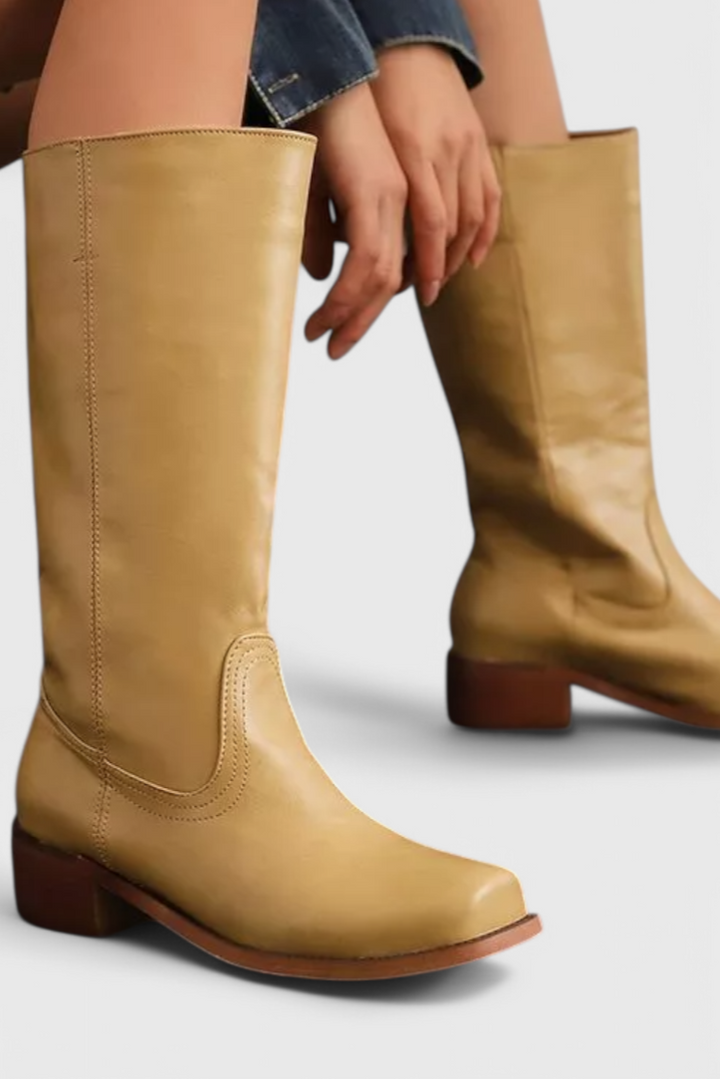 Women's Slip-On Knee High Boots | Heel