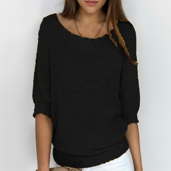 Pull décontracté en maille pour femme | Coupe décontractée