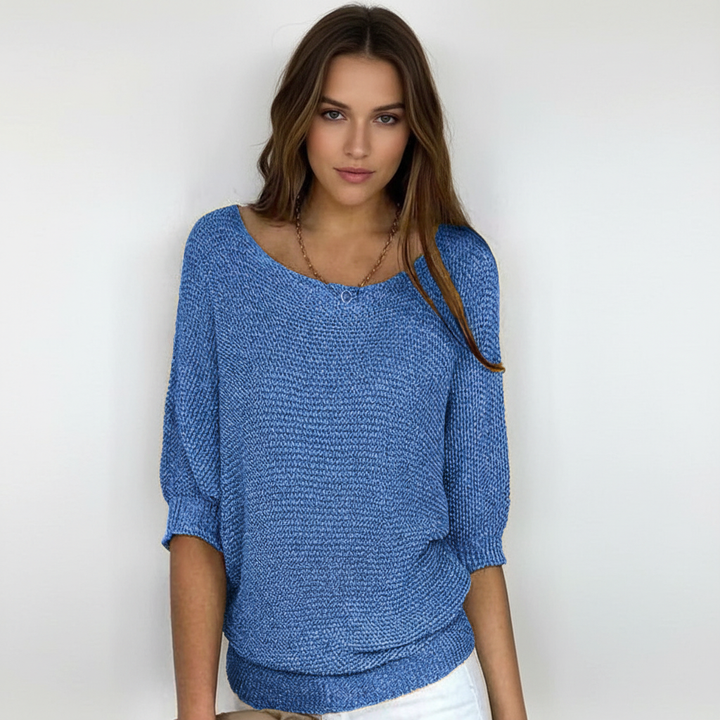 Pull décontracté en maille pour femme | Coupe décontractée