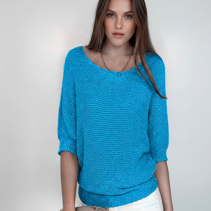 Pull décontracté en maille pour femme | Coupe décontractée