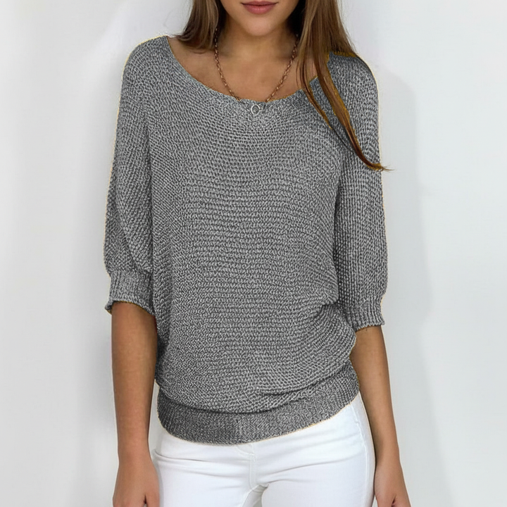 Pull décontracté en maille pour femme | Coupe décontractée