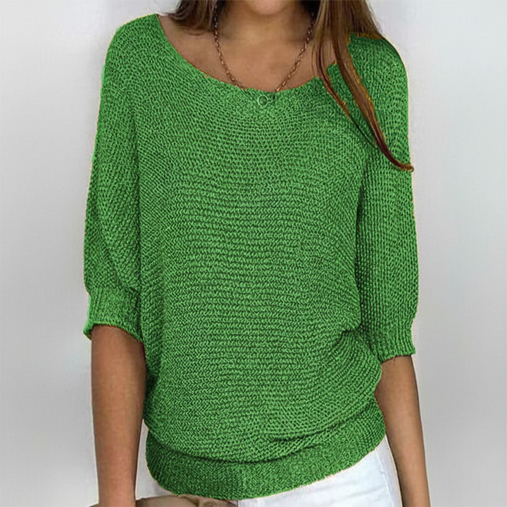 Pull décontracté en maille pour femme | Coupe décontractée