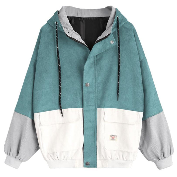 Veste d'hiver streetwear oversize pour femme | Capuche