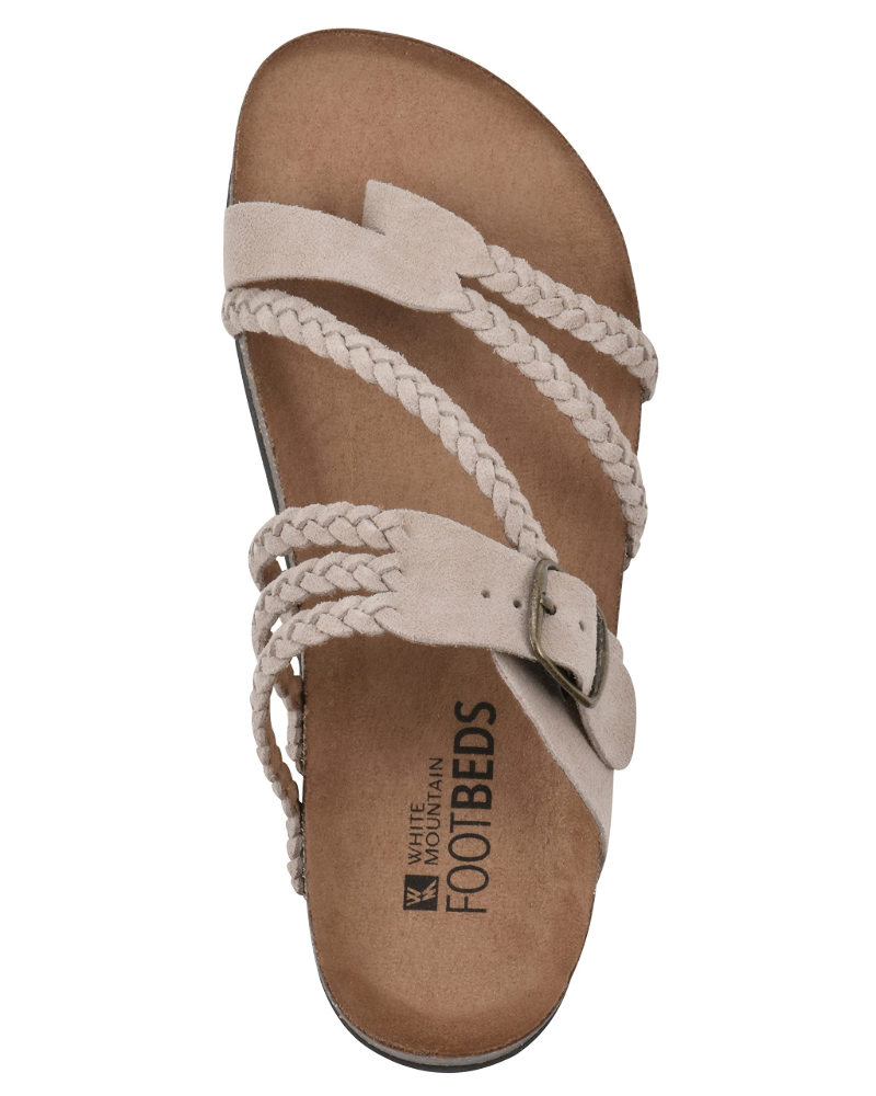 Women's Woven Buckle Strap Sandals | Slip On