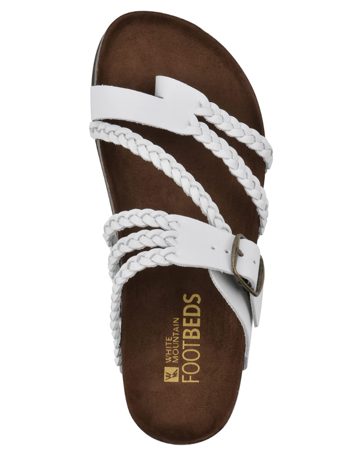 Women's Woven Buckle Strap Sandals | Slip On