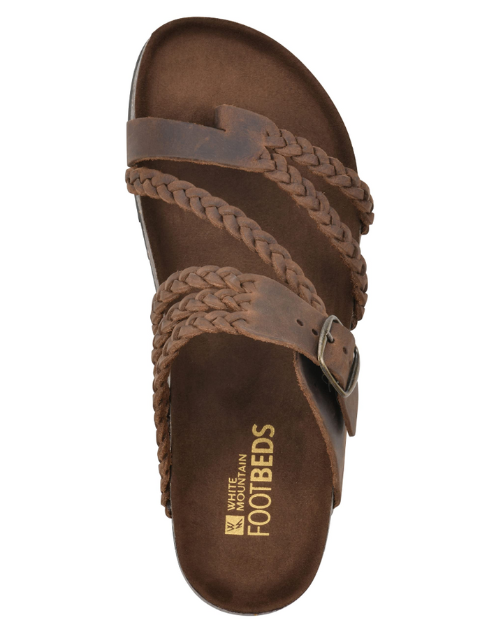 Women's Woven Buckle Strap Sandals | Slip On