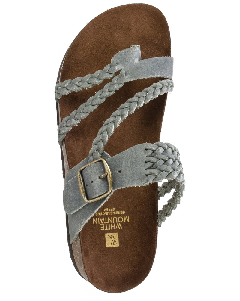 Women's Woven Buckle Strap Sandals | Slip On