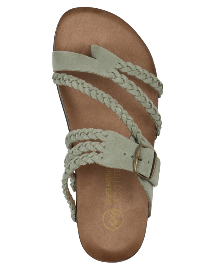 Women's Woven Buckle Strap Sandals | Slip On