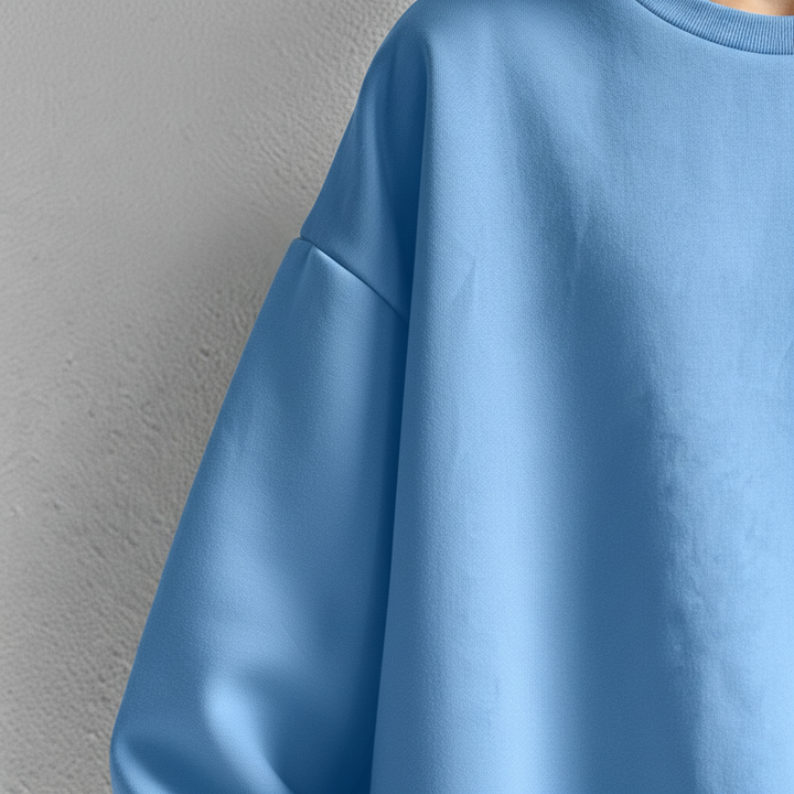 Women's Oversized Drop Shoulder Sweatshirt | Long Sleeves