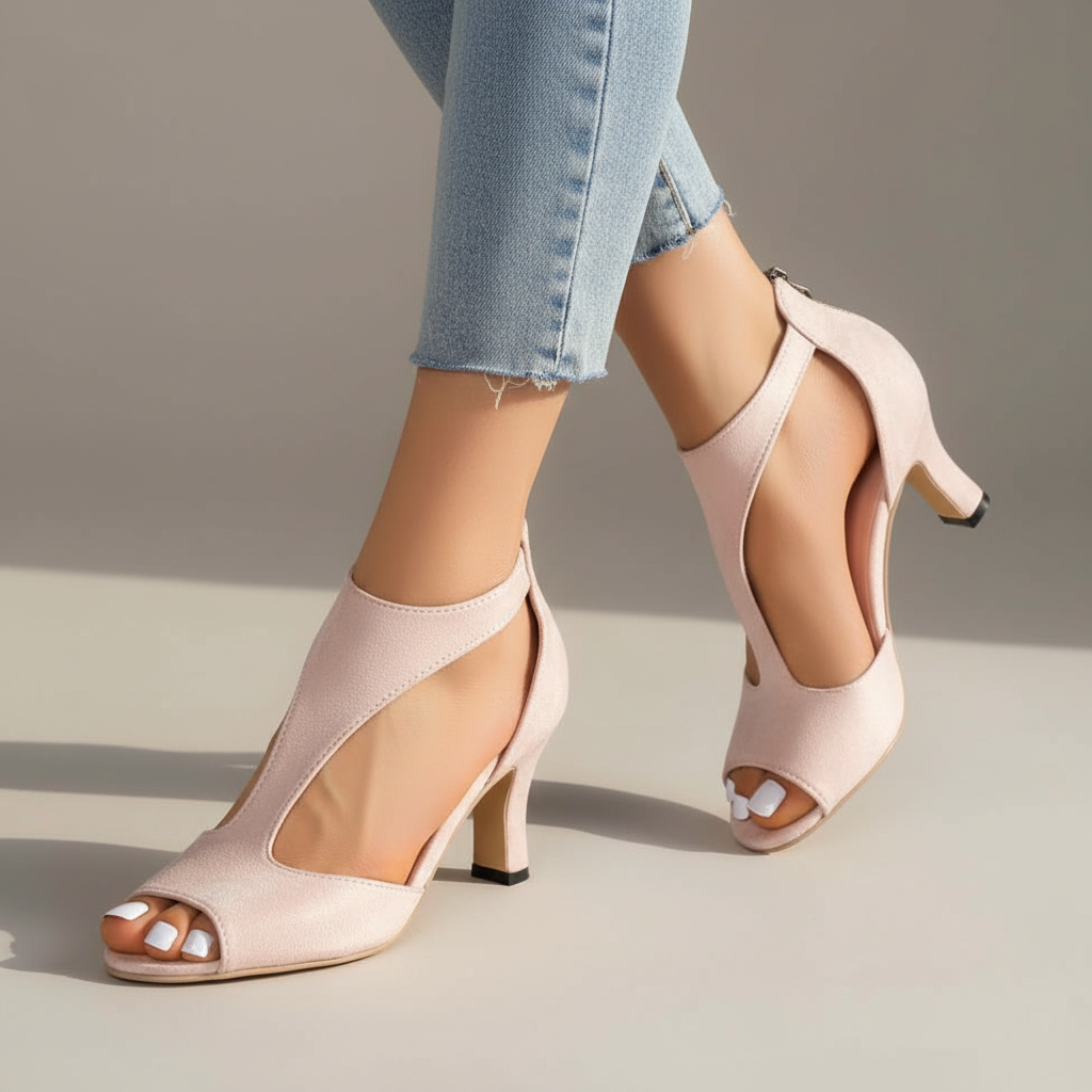 Women's Cut-Out High Heel Sandals | Open Toe