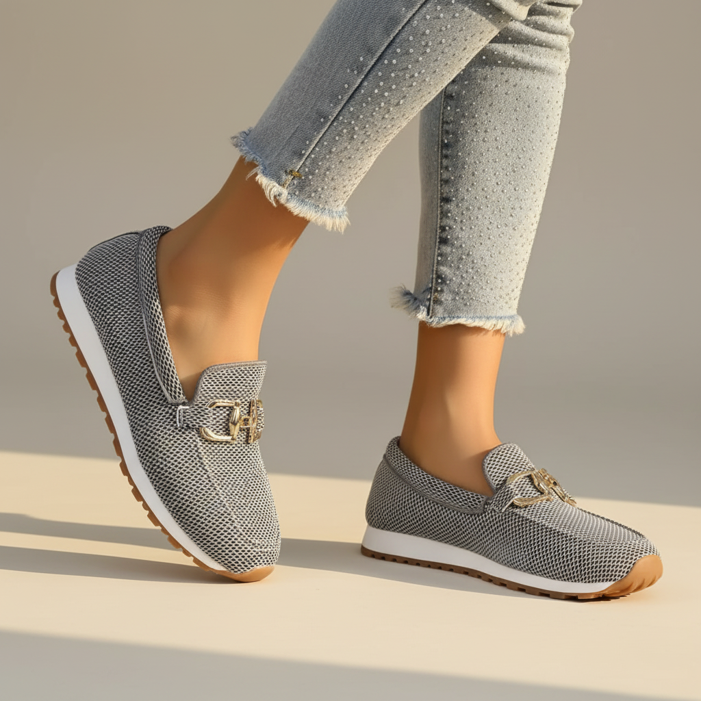 Women's Flat Buckle Loafers | Slip On