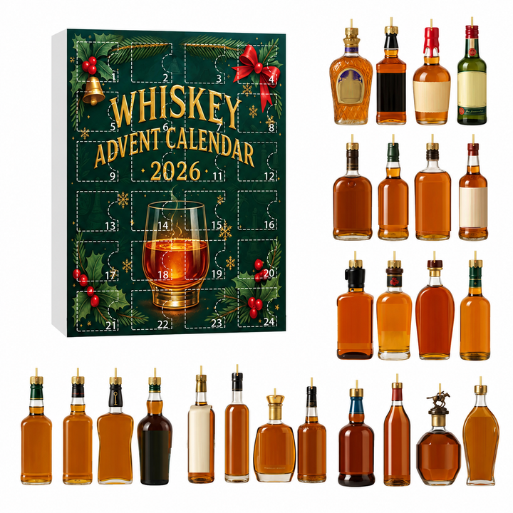 Whisky Bottle Ornament Advent Calendar | Christmas