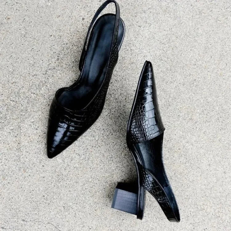 Women’s Formal Slingback Heels | Point Toe