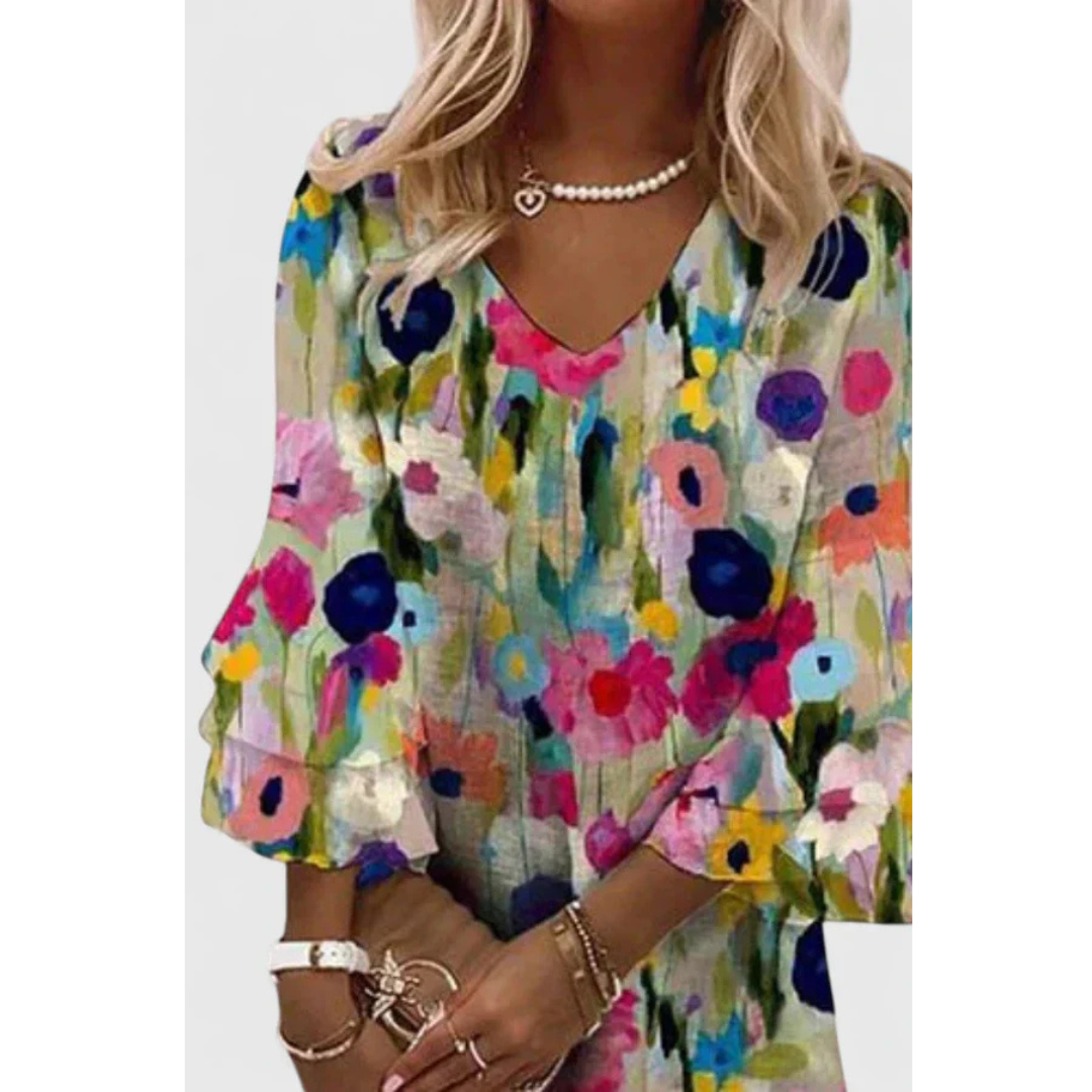 Women's Elegant Sumer Floral Dress | Mini