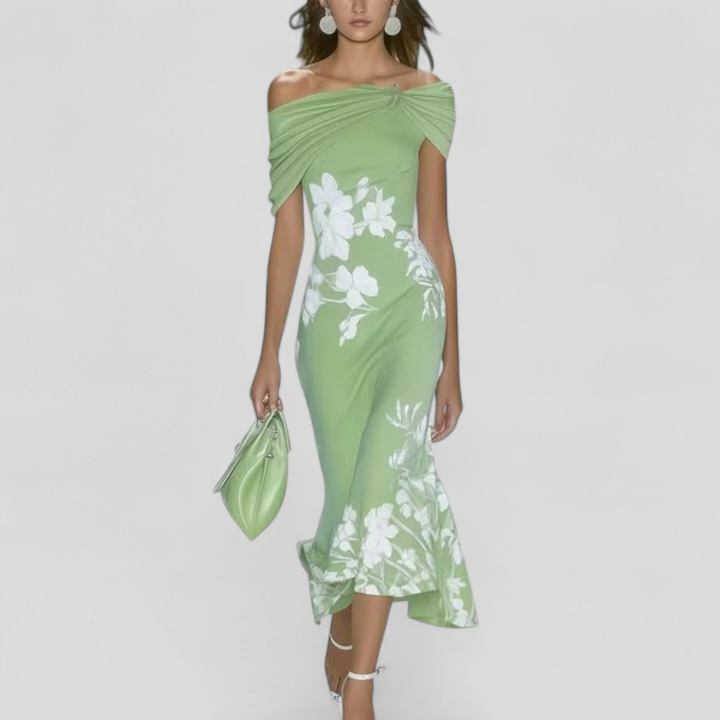 Women's Elegant Wedding Guest Summer Dress | Midi