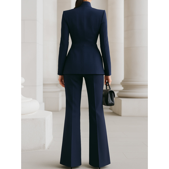Women's Elegant Work Blazer & Trouser Set | Two Piece