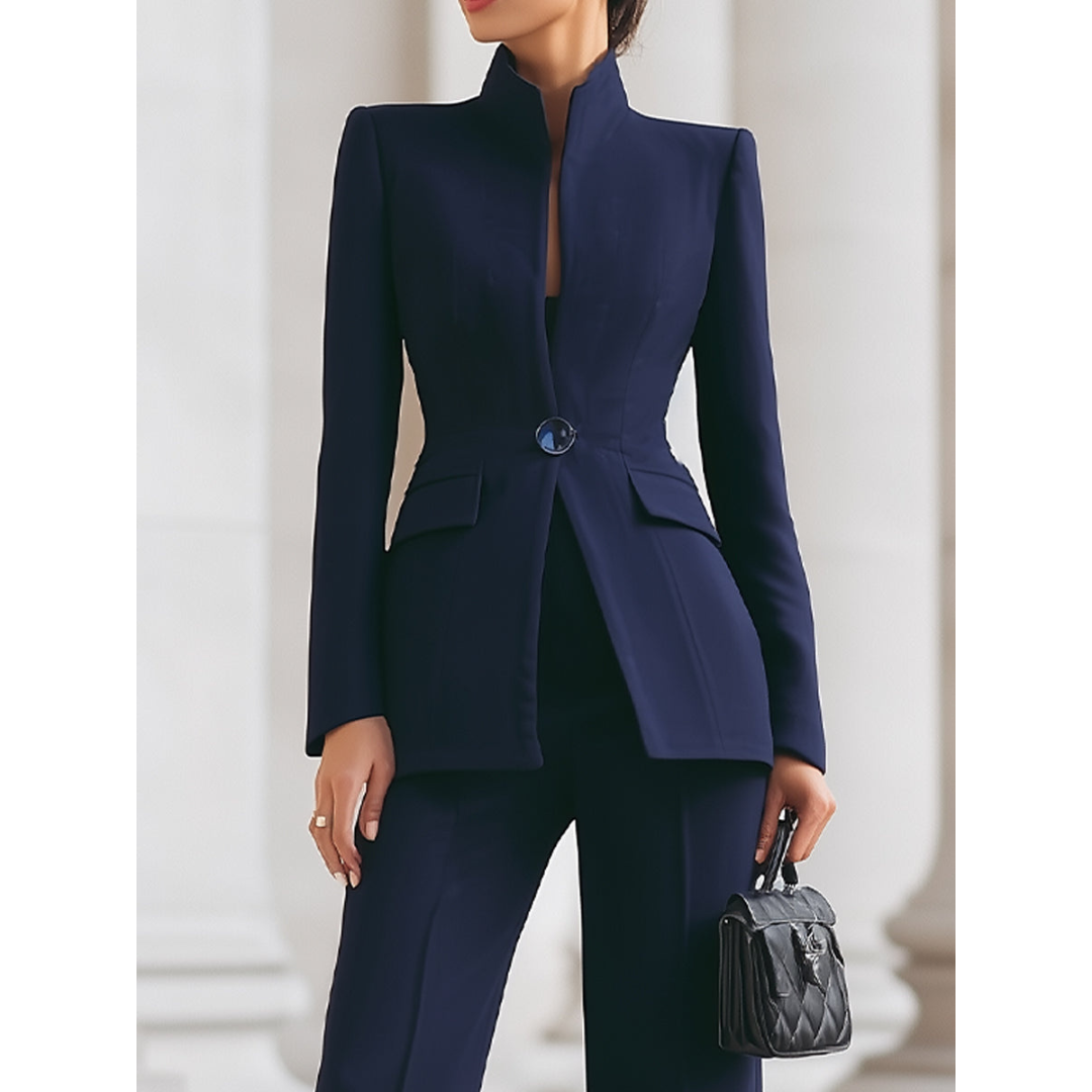 Women's Elegant Work Blazer & Trouser Set | Two Piece