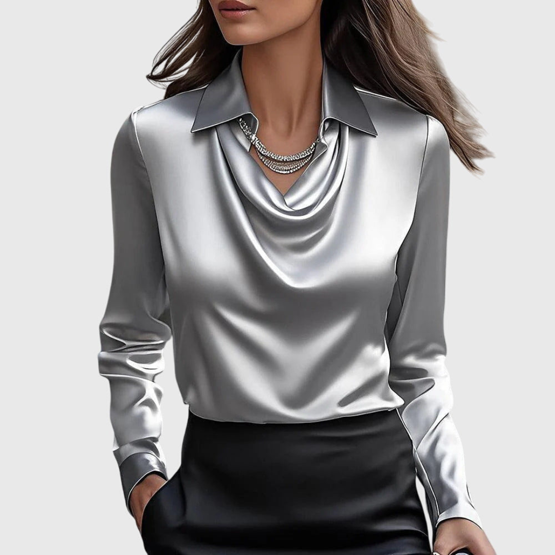 Women's Elegant Work Blouse | Long Sleeve