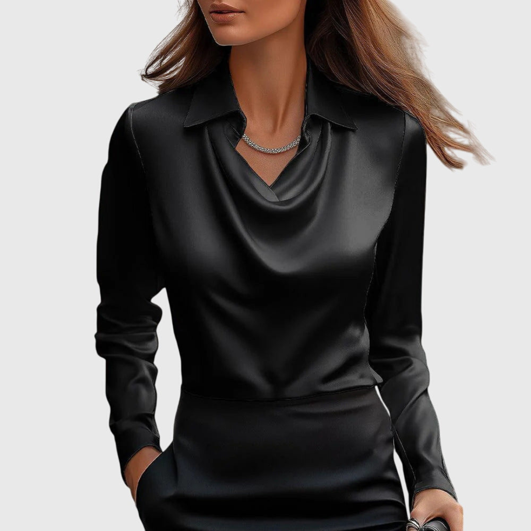 Women's Elegant Work Blouse | Long Sleeve