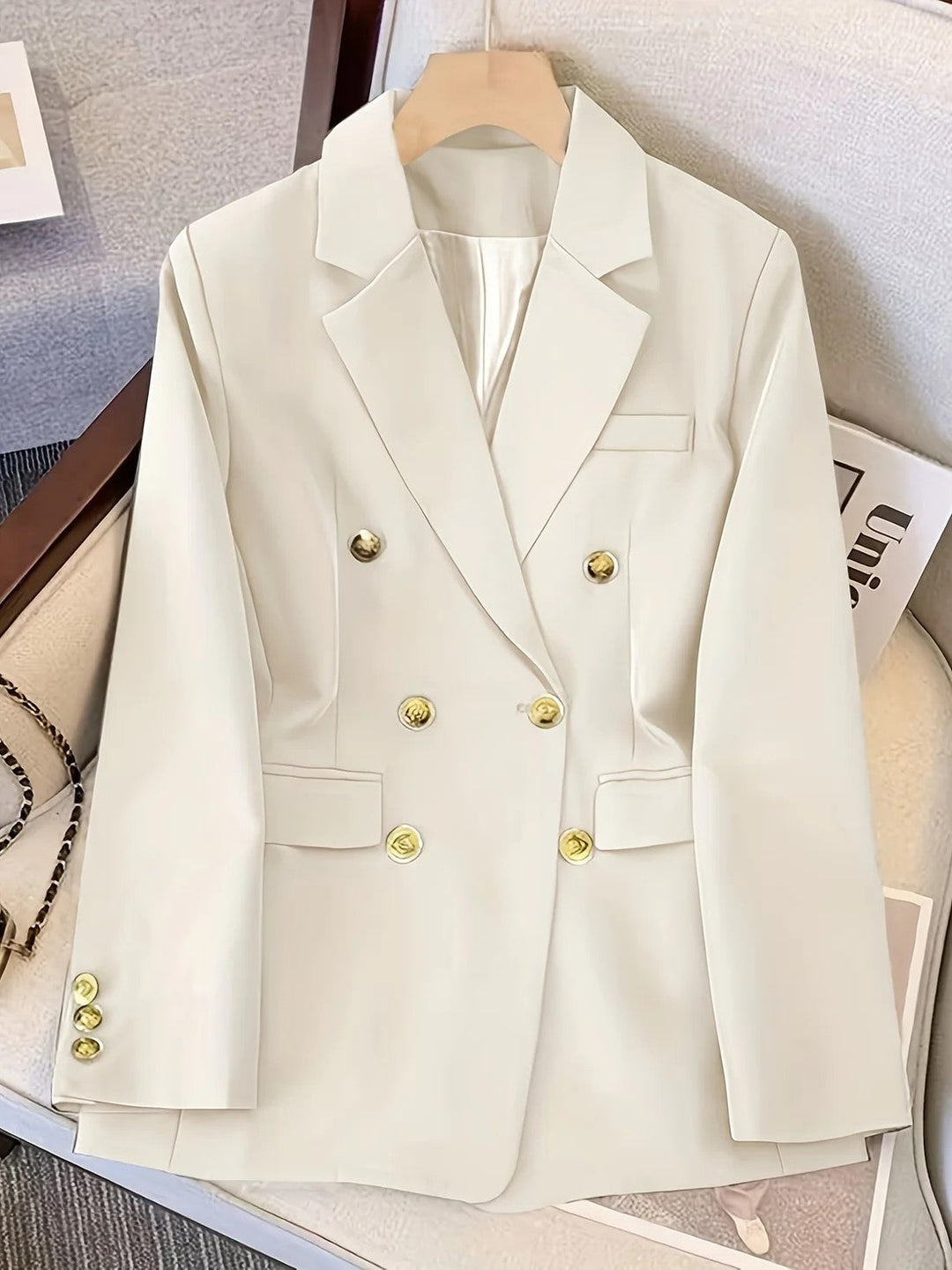 Women's Long Sleeves Slim Fit Blazer | Doube Breasted