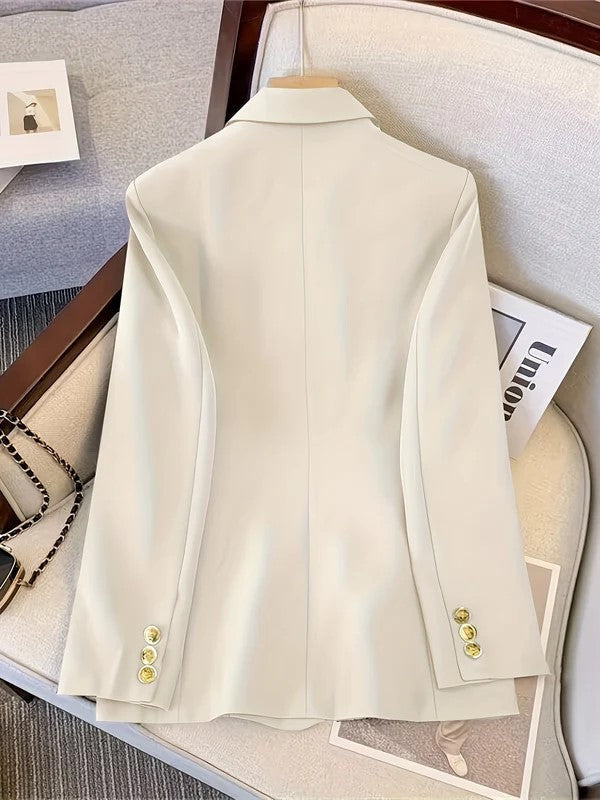 Women's Long Sleeves Slim Fit Blazer | Doube Breasted