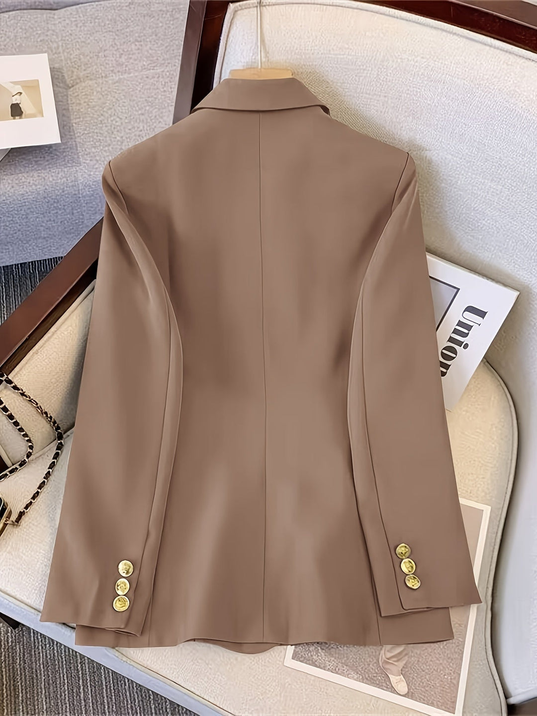Women's Long Sleeves Slim Fit Blazer | Doube Breasted