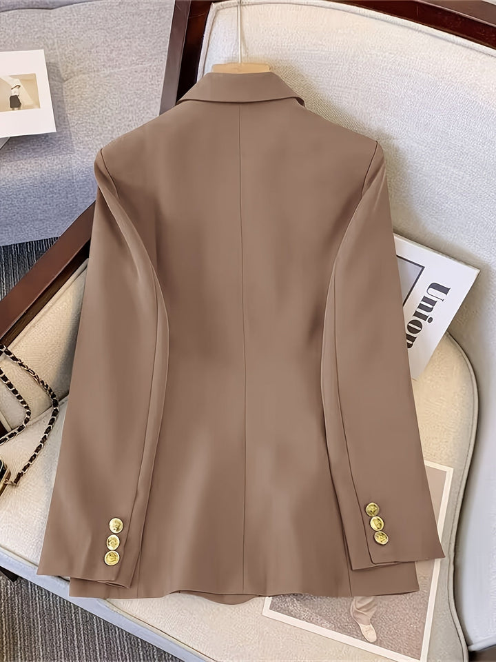 Women's Long Sleeves Slim Fit Blazer | Doube Breasted