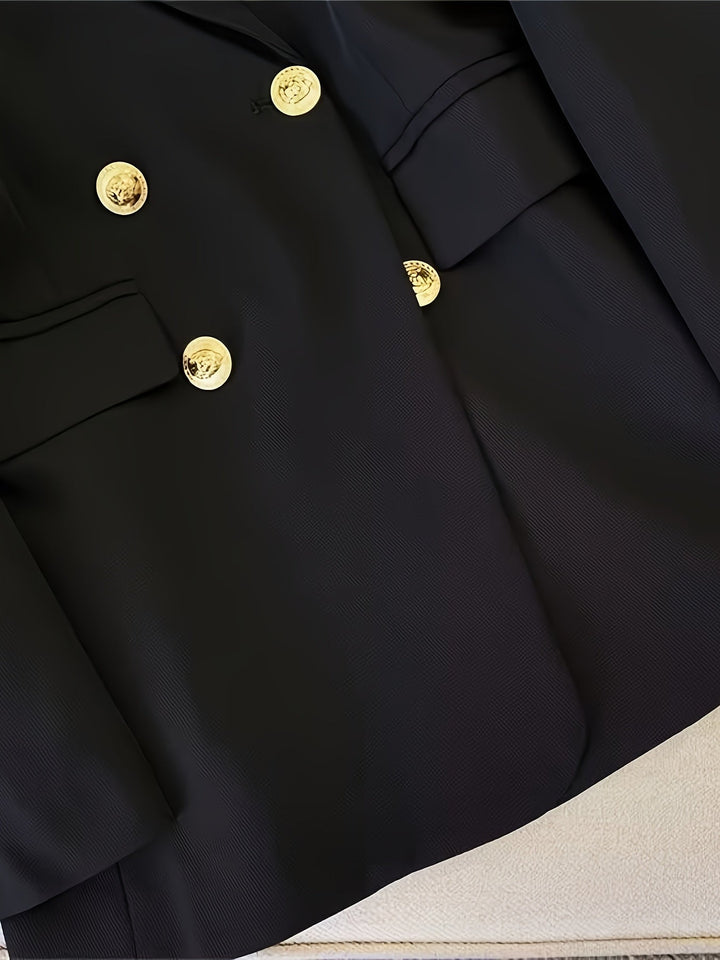 Women's Long Sleeves Slim Fit Blazer | Doube Breasted