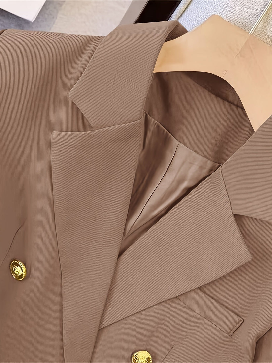 Women's Long Sleeves Slim Fit Blazer | Doube Breasted