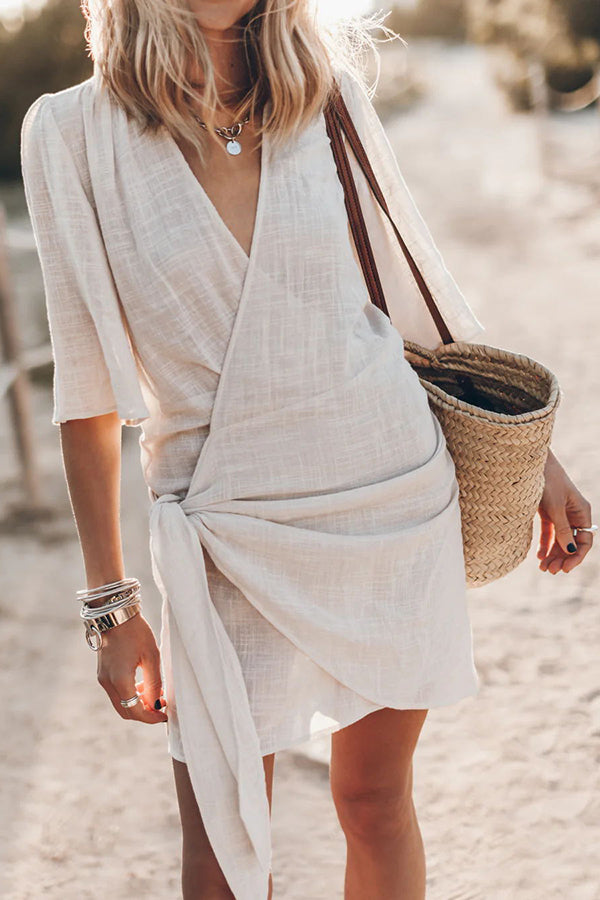 Women’s Wrap Summer Dress | Mini
