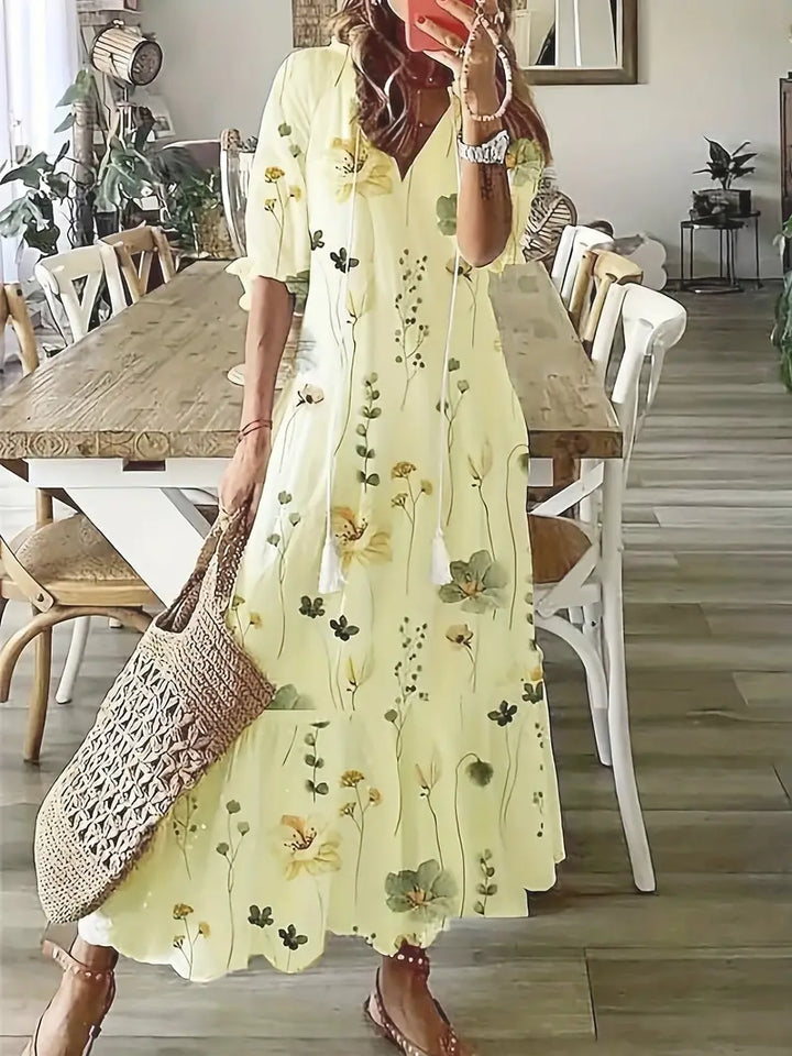 Women's Boho Vacation Dress | Maxi
