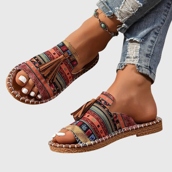 Women's Bohemian Slide Sandals | Slip On