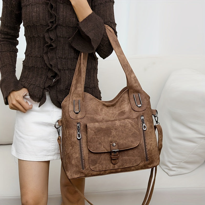 Women’s Multi-Pocket Shoulder Bag | Vintage