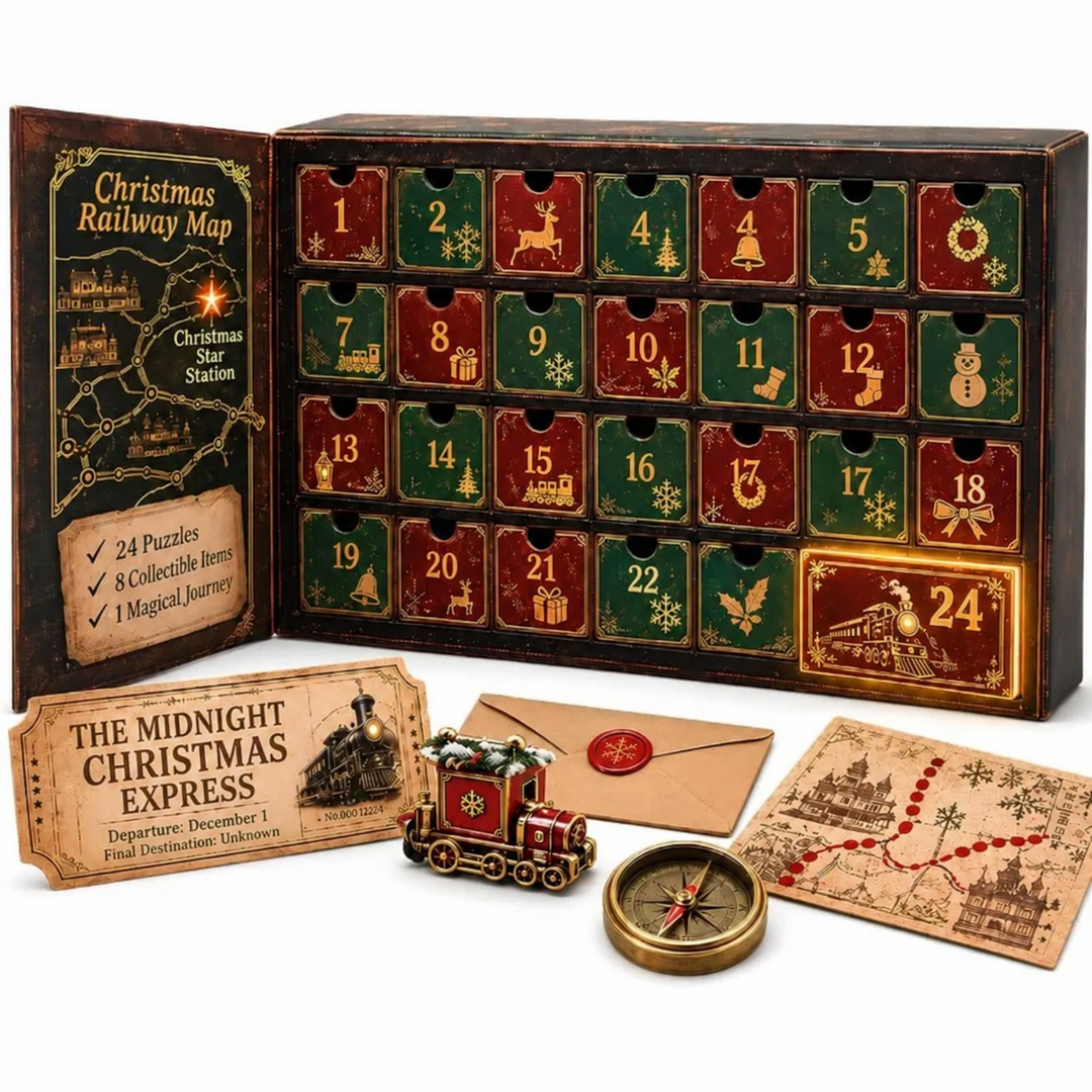 Escape Room Advent Calendar With Mystery Puzzles | Christmas