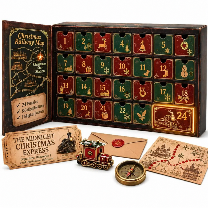 Escape Room Advent Calendar With Mystery Puzzles | Christmas
