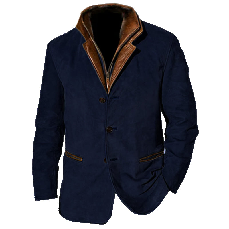 Men's Winter Button Vintage Coat | Tailored