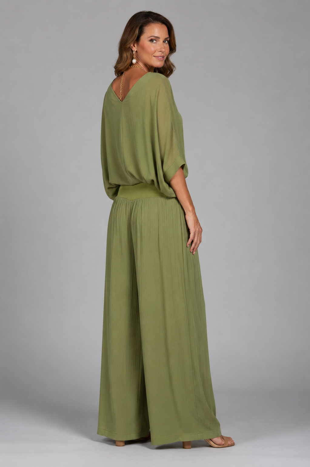 Women’s Elegant Two-Piece Wide-Leg Set | Relaxed Fit