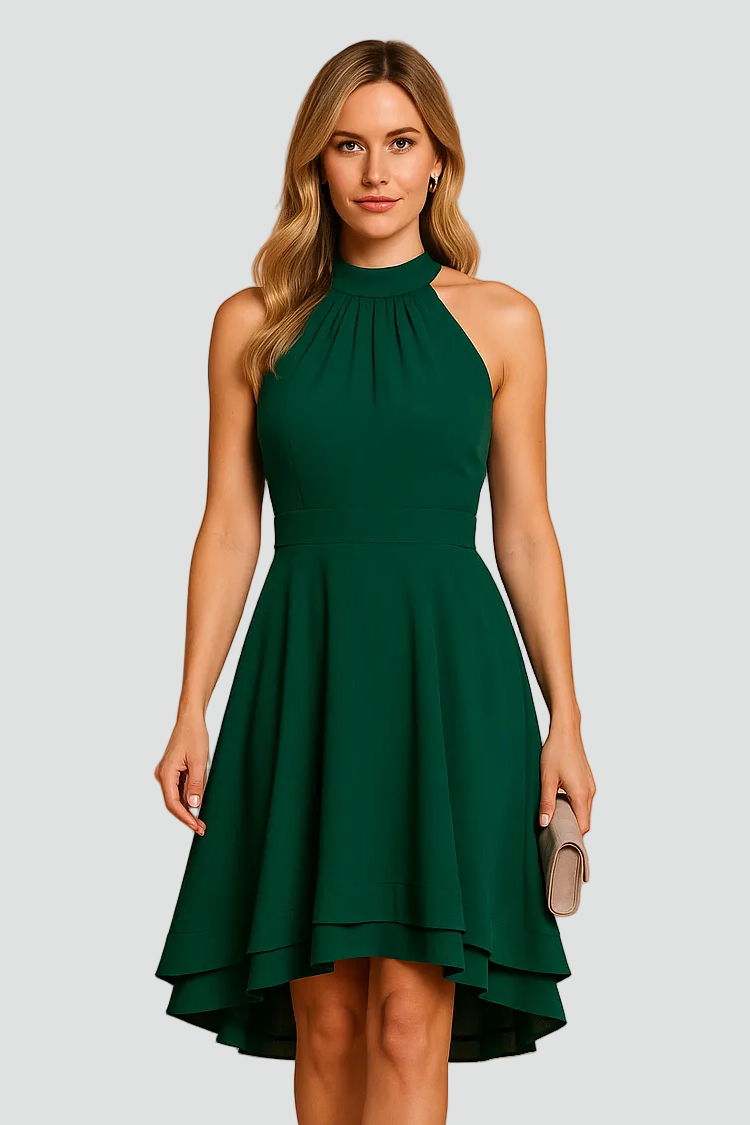 Women's Evening Halter Cocktail Dress | Mini