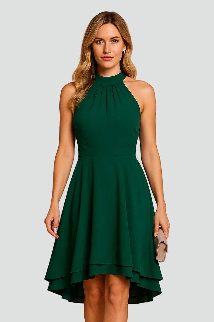 Women's Evening Halter Cocktail Dress | Mini