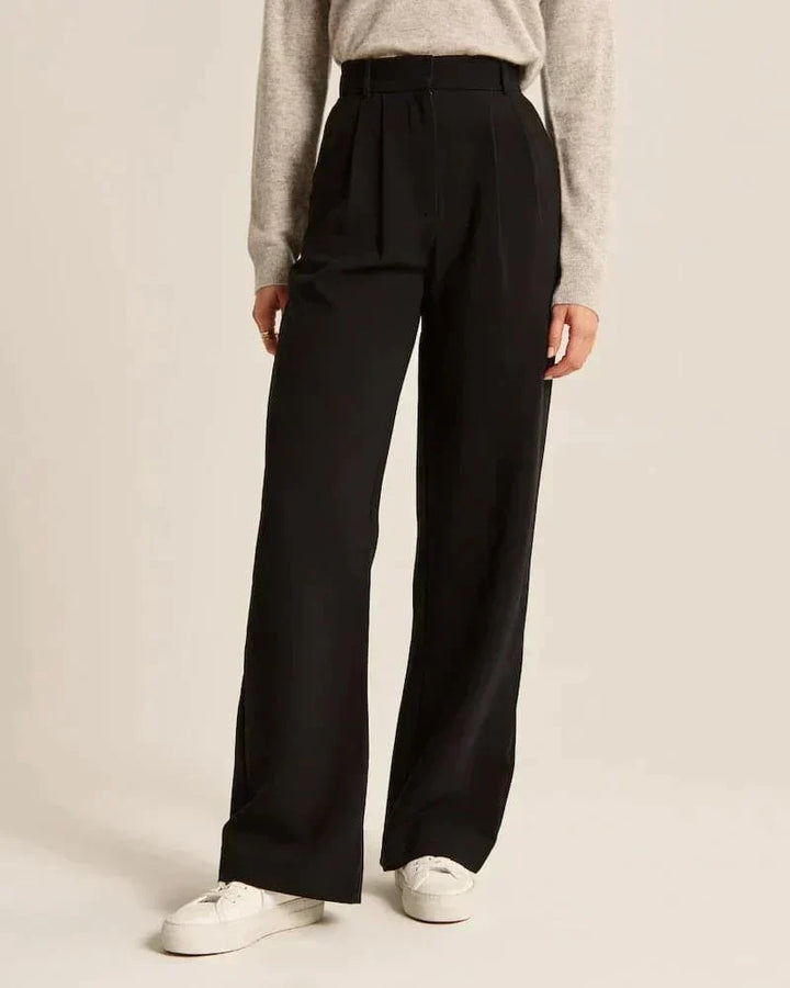 Women's High-Rise Casual Pants | Wide Leg