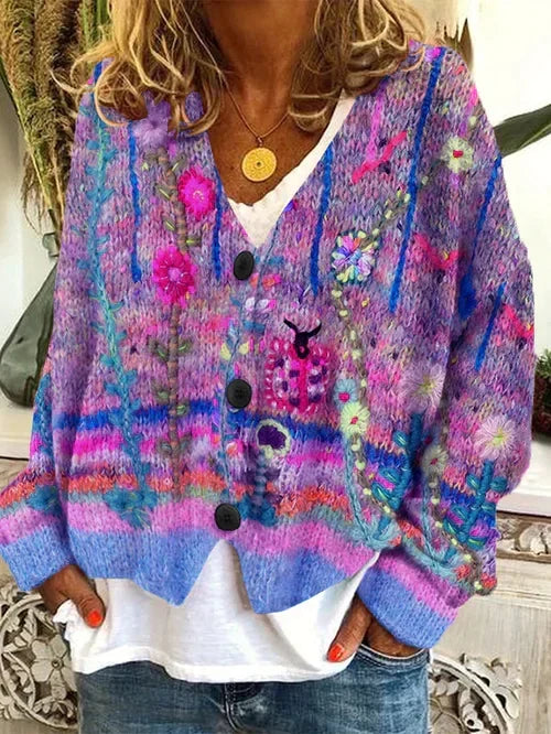 Women's Button Knitted Cardigan | Winter