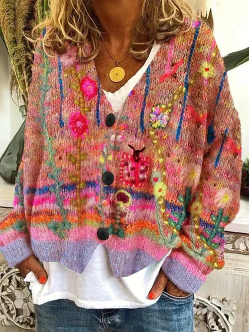 Women's Button Knitted Cardigan | Winter