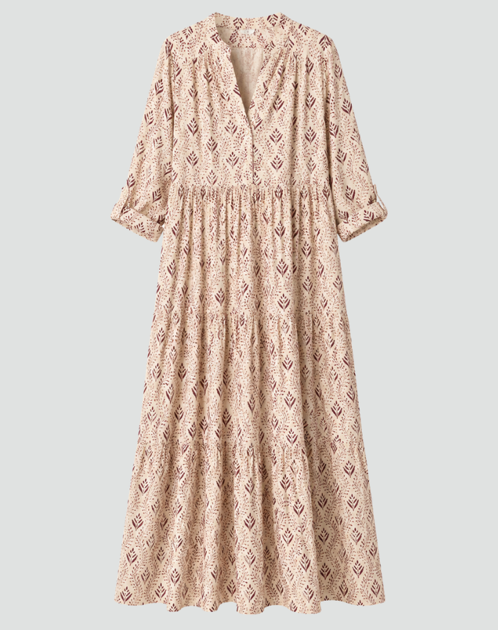 Women's Vintage Printed Summer Dress | Maxi