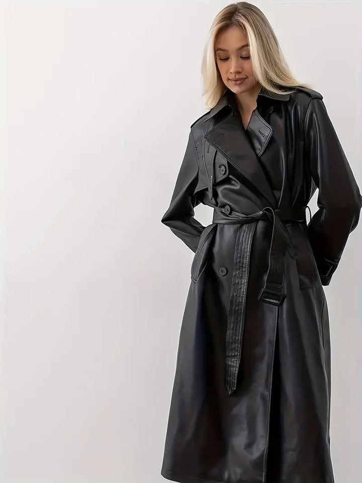 Women's Belted Trench Coat | Long
