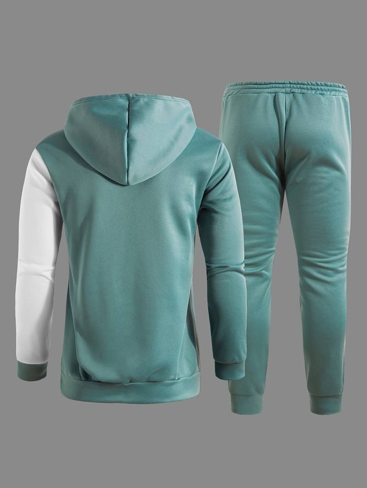 Ensemble de survêtement graphique pour homme | Manches longues | À capuche