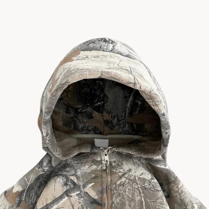 Women's Grey Cropped Oversized Hoodie | Winter
