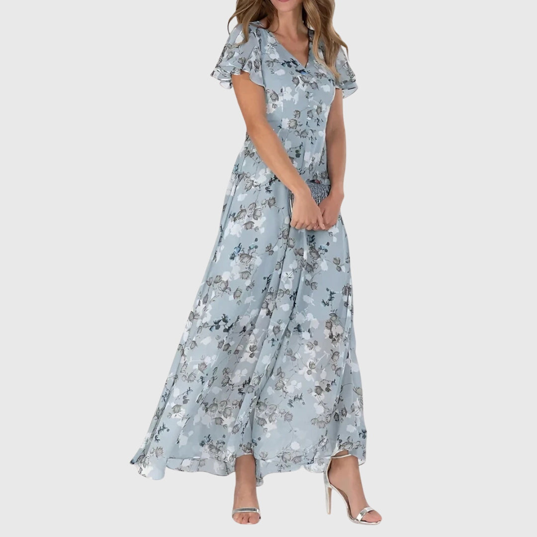 Women's Elegant Floral Dress | Maxi