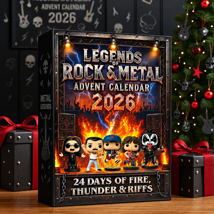 Calendrier de l’Avent des légendes du rock avec mini-objets de collection | Noël